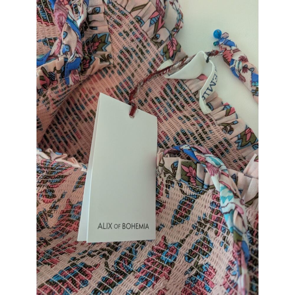 NWT Alix Of Bohemia Club Tropical Ruffle DressSize Large - Picture 7 of 13